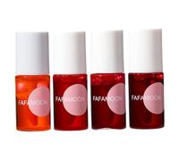 Lipstick|4 PCS/Set Lip Glaze Set Natural Formula Long-lasting Waterproof Lip Gloss Non-sticky Lipstick Fruit-Flavored Stain for Daily Use