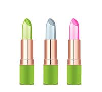 Lipstick, Aloe Vera Lipstick Long Lasting Moisturizer Lip Balm Temperature Color Change Lip Gloss Set 3PCS, Moisturizing Lipsticks