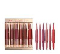Lipstick And Lip Liner Combo, 6 Piece Matte Makeup Set, Waterproof Long-Lasting Lip Color Kit For Women And Girls, Perfect For Daily Wear, Parties, Travel, For Mother, Girlfriend, Wife, Sister