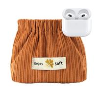 Lipstick Bag - 13cm Cosmetic Storage Bag, Stylish Makeup Bag | 20G Corduroy Material with Multiple Interior Compartments for Lipstick, coffee, Se référer au descriptif, Refer to description