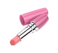 Lipstick Bullet Vibrator Sex Toy Ladies Massager Clitoris Battery Operated Vagina Adult Stimulator Water Resistant (Pink)
