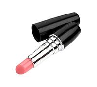 Lipstick Bullet Vibrator Sex Toy Ladies Massager Clitoris Battery Operated Vagina Adult Stimulator Water Resistant (Black)