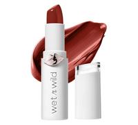 Lipstick By Wet n Wild Mega Last High-Shine Lipstick Lip Color Makeup, Brick Red Fire-Fighting