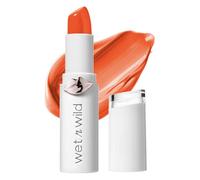 Lipstick By Wet n Wild Mega Last High-Shine Lipstick Lip Color Makeup, Orange Tanger-ring the Alarm