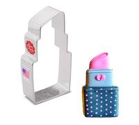 Lipstick Cookie Cutter 10.16 cm, Made in USA by Ann Clark