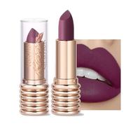 Lipstick for Women Long Lasting, Matte Dark Purple Brown Lipsticks, Waterproof Quick-Drying Non-Sticky Full-Coverage Lip Gloss, Punk Gothic Velvet Lip Gloss Lip Stain