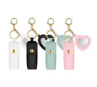 Lipstick Holder Keychain 4 Pieces Bag Pendant