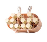 Lipstick Holder, Lip Gloss Holder - Lipstick Display Case | 14 Slots Lipstick Holder, Lip Gloss Organizer Case, Cosmetic Storage Display Case for Lip Gloss, Brushes, Pink, ???????????