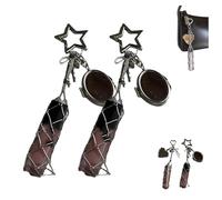 Lipstick Holder Stainless,Chic Lip Gloss Holder with Heart Mirror, 2 in 1 Lipstick Holder, Small Lipsticks Storage Bag, Fashion Purse Accessories Gifts.(Mix 1)