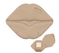 Lipstick Holders Silicone Device 360 Degree Rotation with Mirror