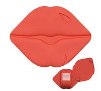 Lipstick Holders Silicone Device 360 Degree Rotation with Mirror