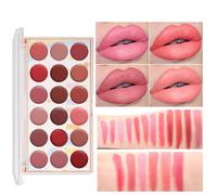 Lipstick Lip Gloss Palette,Sweat Proof Water Proof Lipstick Palette Lip Palette - Lip Cream Palette Portable Lip Gloss for Women Girlfriend Mother Wife