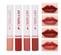 Lipstick, Matt Lipstick Set in Cigarette Design, Vibrant Lip Make-up Cosmetics with Full Color and Shine, for a Charming Look and Three-dimensional Facial Feeling