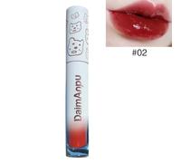 Lipstick Matte Texture Lipgloss Sweat Resistant Long Lasting Rose Jelly Lip Glaze Red Lip Makeup