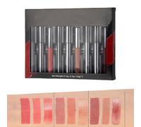 Lipstick - Pack of 9 Non-Sticky Lip Gloss Nourishing Portable Waterproof Long Lasting for Special Occasions Night Travel Daily Makeup