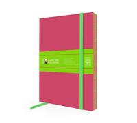 Lipstick Pink & Lime Green Artisan Paperback Notebook