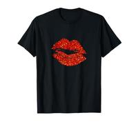 Lipstick Red Valentine Vibe for Romantic Moments T-Shirt