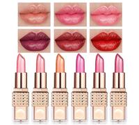 Lipstick Set - Shimmer Gloss Lip Color Kit | Pearl Sparklle Multicolor Lipstick Collection | Beauty Makeup Cosmetic Gift Set, Long Lasting Vibrant Lip Gloss For Women Daily Party Use