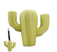 Lipstick Stand - Stylish Cactus Holder, Upright Cosmetic Organizer, Sturdy Construction, Lightweight Compact Shape | Practical Storage Option For Womens Girls Side Center Console Truck Car SUV