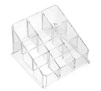 Lipstick Storage, 9/24/36/40 Slot Makeup Storage Box, Acrylic Lipstick Storage Box, Cosmetic Stand Display, 9 Large Grids, Unisex, Refer to description