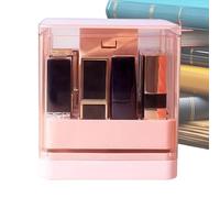 Lipstick Storage Organizer for Perfume and Lipstick, Compact 12 Times Transparent Storage Box for Bathroom Makeup Travel Lip Collection, Single Attribute, Se référer au descriptif, Refer to