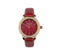 Lipsy Berry Strap Berry Marble Dial Stone Set Bezel Watch LP969 - Stainless Steel / Mineral Glass