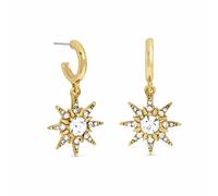 Lipsy Gold Plated Celestial Hoop Earrings