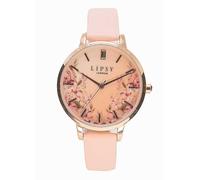 Lipsy Pale Pink Floral Watch Rose