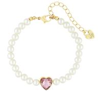 Lipsy Pearl Pink Heart Bracelet