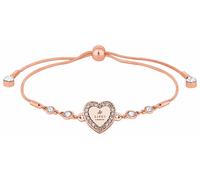 Lipsy Rose Colour Crystal Heart Toggle Bracelet