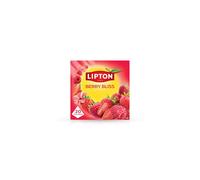 Lipton Berry Bliss Fruit Infusion Herbal Tea Bags Raspberry Strawberry Hibiscus 20 PlantBased Pyramid Bags CaffeineFree Natural Flavours