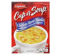 Lipton Cup-A-Soup Instant Soup Mix, Chicken Noodle with White Meat 1.8 oz, 51 g (Pack of 1)