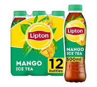 Lipton Ice Tea Mango Still Soft Drink 500ml, (Pack of 12)