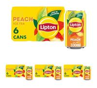 Lipton Ice Tea, Peach, 330ml (Pack of 24)