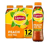 Lipton Ice Tea Peach Still Soft Drink 500ml, (Pack of 12)