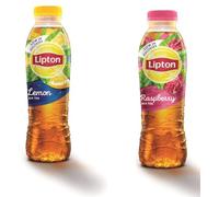 Lipton Lemon 500ml bottle & Lipton Rasperry 500ml bottle 12 packs each by Shop4less