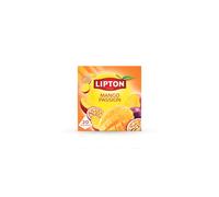 Lipton Mango Passion Fruit Infusion Herbal Tea Bags Mango Passion Fruit 20 PlantBased Pyramid Bags CaffeineFree Natural Flavours
