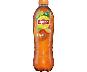 Lipton Peach Bottled Ice Tea 1.25 L, low calorie soft drink , 100% black tea extract (Pack of 6)