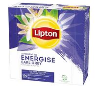 Lipton, Relaxation Selection, Black Tea Set, Earl Grey Taste, Flavoured Black Tea, Rainforest Alliance Certified, 100 Vegetable Sachets