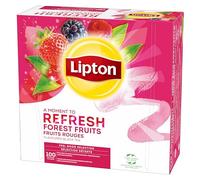 Lipton, Relaxation Selection, Black Tea Set, Red Fruit Taste, Flavoured Black Tea, Rainforest Alliance Certified, 100 Vegetable Sachets