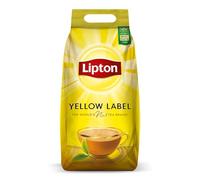 Lipton Yellow Label Black Tea 900g Pouch - Pure Black Tea with Natural Tea Flavour | Strong, Rich & Aromatic | Ideal for Milk Tea & Everyday Chai