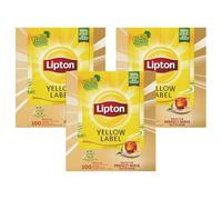 Lipton Yellow Label Tea Bags, 100 Tea Bags (3 Pack)