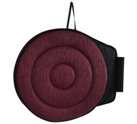 Lipwort 360 rotating seat cushion for car, swivel seat for car for elderly, Easy Turn Rotating Seat Cushion Pad for Elderly (burgundy [double ring])