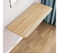LIQONWAG Brass Wall Mounted Folding Table - Space Saving Drop Leaf Desk for Kitchen, Dining Room & Home Bar - Sturdy & Multifunctional Fold Down Table/Brass/80 * 40 * 2.5Cm