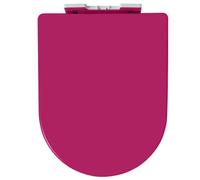 LIQONWAG D Ssoft Close Toilet Seat with Quick Release for Easy Clean Loo Toilet Seat with Adjustable Hinges Thicken D Stoilet Seat/Purple