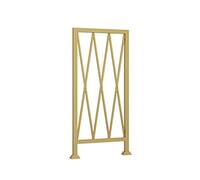LIQONWAG Elegant White Iron Stair Railing Set for Indoor & Outdoor, Stylish Balcony & Attic Guardrail, 5 Chic Designs Available, Perfect for Terrace Safety and Décor/D/Stil 2