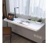 LIQONWAG Folding Table Wall-Mounted Computer Desk Wooden Folding Wall-Mounted Drop-Leaf Table for Dining Table Desk Space Saving Multi-Size Optional/60 * 40Cm