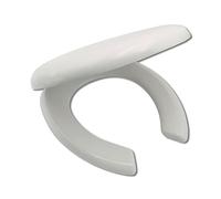LIQONWAG Front Opening Toilet Seat Round Toilet Seat Slow Close, Plastic Toilet Seat Elongated, Quick Release, Easy to Installn and Clean/Elongated