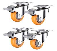 LIQONWAG Heavy Dutyor Wheels,Wheels Forniture,Niture Swivel Wheelser,4Pcs Swivel Plateer,Pc Material -Ors,Metalniture Wheel,with 360° Top Plate/Brake/2In