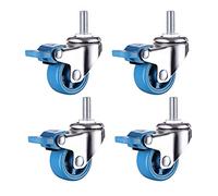 LIQONWAG Heavy Dutyor Wheels,Wheels Forniture,Niture Swivel Wheelser，4Pcs Swivel Stemer,Pa Nylon Materialors,Metalniture Wheel,Threaded Rod Mounting,Silent,Wear-Resis/Brake/32Mm